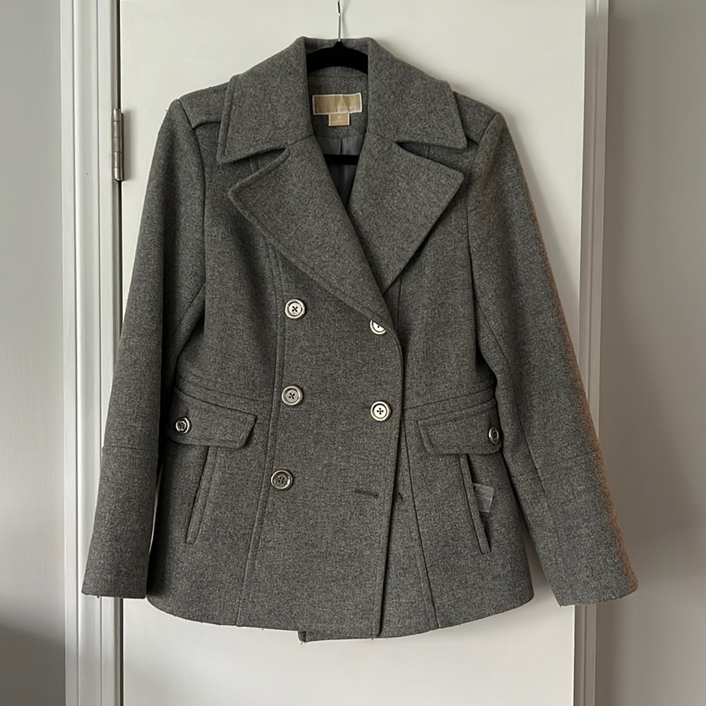 Michael Kors Gray pea coat